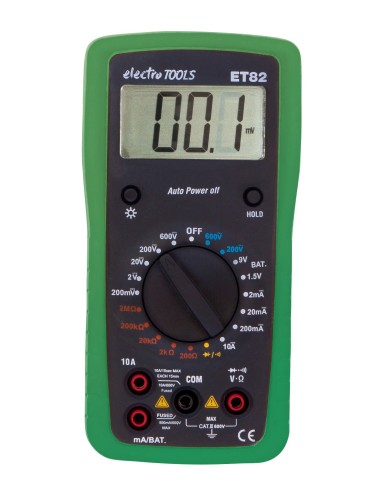 Multímetro digital compacto E-Tools ET82