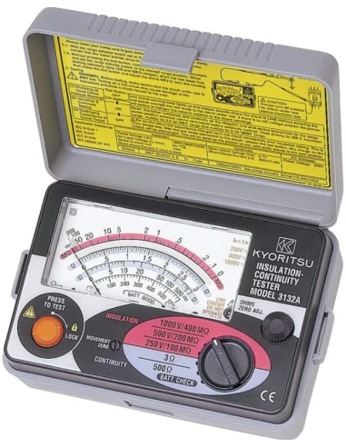 Medidor aislamiento analógico Kyoritsu 3132A